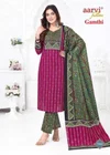Gamthi Vol 11 By Aarvi Kurti With Pant And Dupatta Wholesale Suppliers In India
